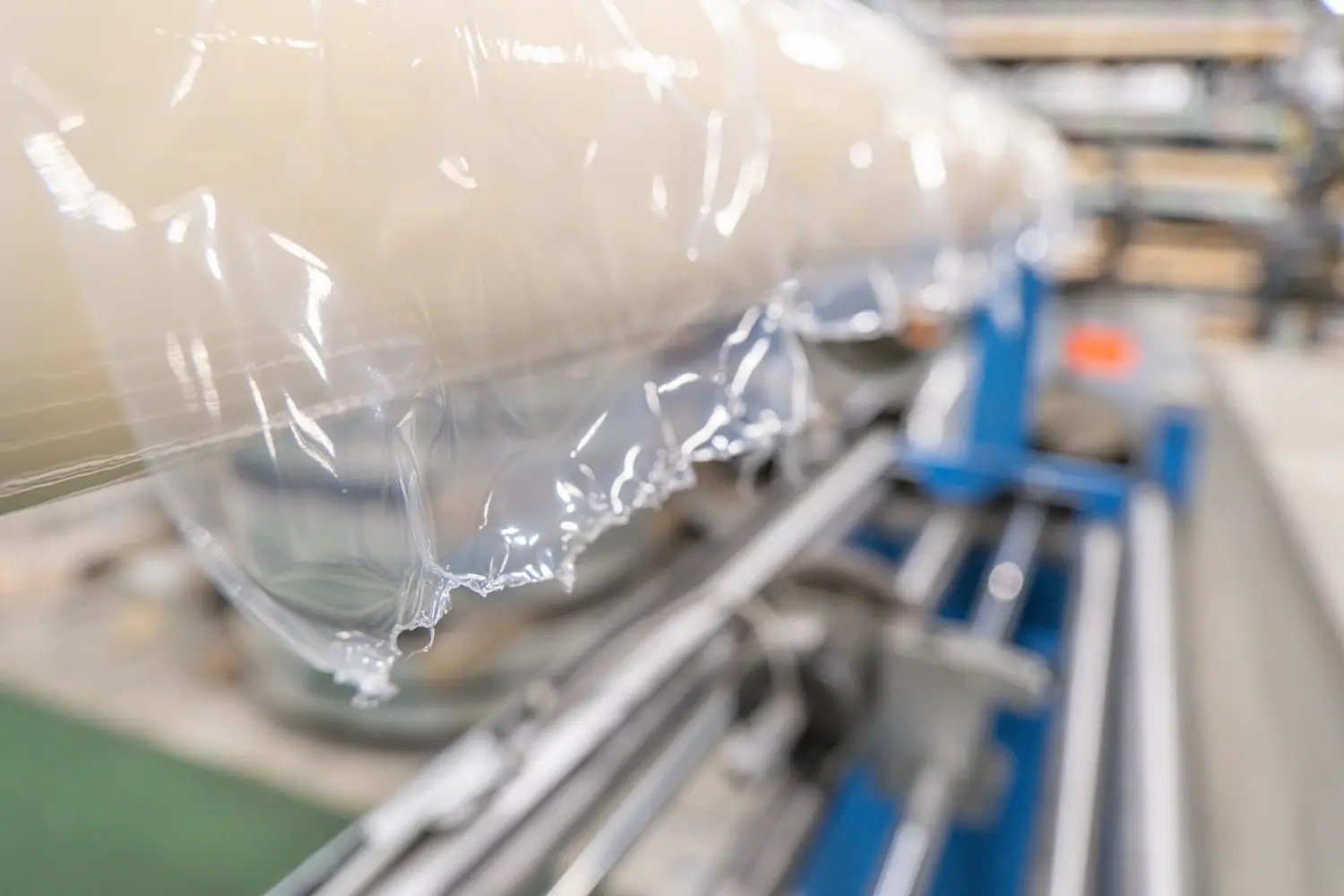 wrinkled packaging film